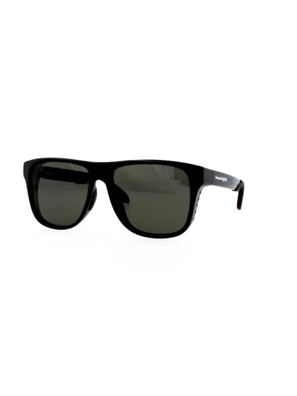 New Alexander McQueen Unisex Square/Rectangle Black Black Grey Fashion Designer